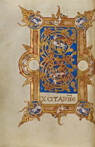 Initiale habitée E